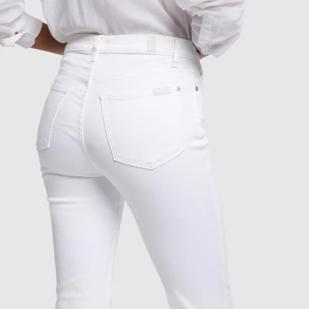 7 For All Mankind Slim Illusion High Waist Slim Kick 25